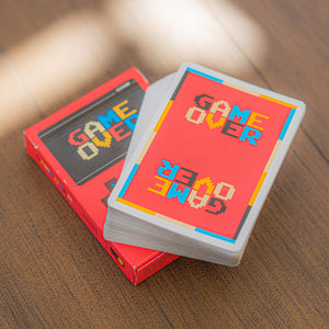 Game Over Red Playing Cards