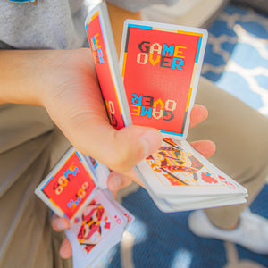 Game Over Red Playing Cards