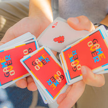 Load image into Gallery viewer, Game Over Red Playing Cards