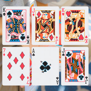 Game Over Red Playing Cards