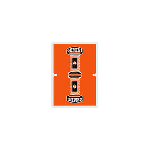 Gemini Casino Orange Playing Cards